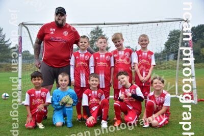 NDYFL – Chesterfield, 1st  game of the season, darley dale jnrs u8 team pict